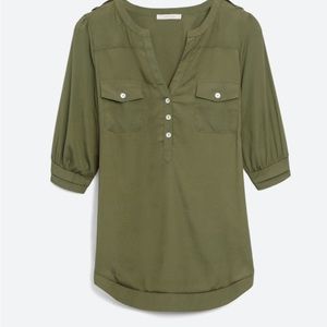 41Hawthorn | Filbert | 3/4 sleeve blouse | size S